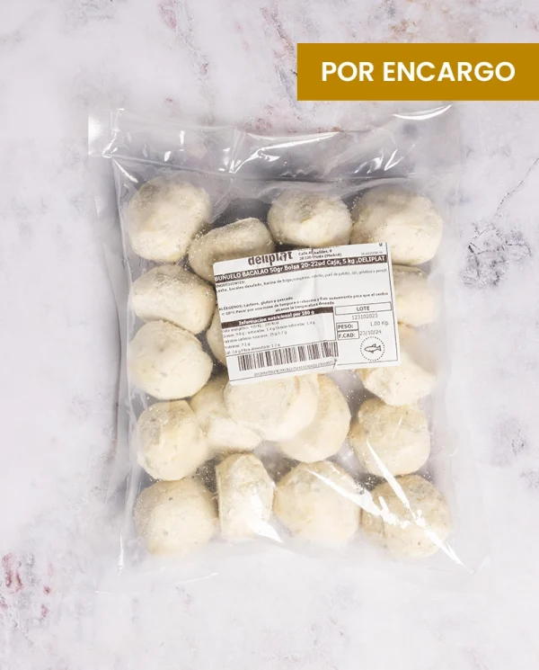 bunuelo de bacalao por encargo