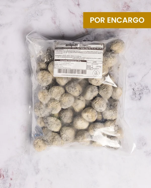 croqueta chipiron tinta por encargo